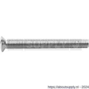 Intersteel 9905 patentbout M4x38 mm staal vernikkeld - Y26000856 - afbeelding 1