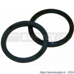 Intersteel 9971 nylon ring 18 mm plat zwart - Y26001909 - afbeelding 1
