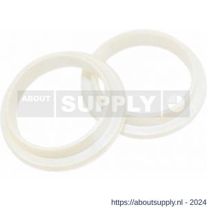 Intersteel 9972 nylon ring 20-16 mm verdikt wit - Y26007490 - afbeelding 1
