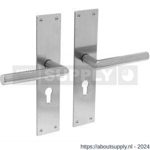 Intersteel Essentials 0583 deurkruk Jura met langschild 250x55x2 mm PC 55 mm RVS - Y26007143 - afbeelding 1