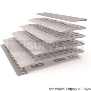 SecuCare modulaire drempelhulp set 5 84x10x69 cm met montage materiaal - Y50750257 - afbeelding 3