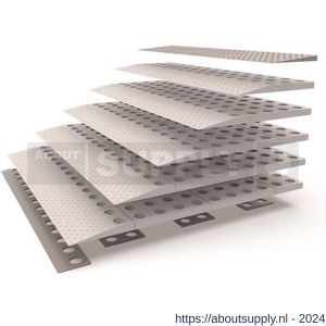 SecuCare modulaire drempelhulp set 6 84x12x81 cm met montage materiaal - Y50750258 - afbeelding 3