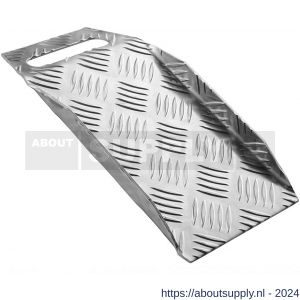 SecuCare portable drempelhulp aluminium breedte 15 cm hoogte 0-10 cm 150 kg - Y50750238 - afbeelding 1
