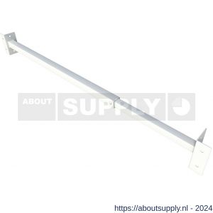 SecuBar Single bovenlicht-klapraam barrière-stang staal 100-180 cm RAL 9010 wit - Y50750122 - afbeelding 1
