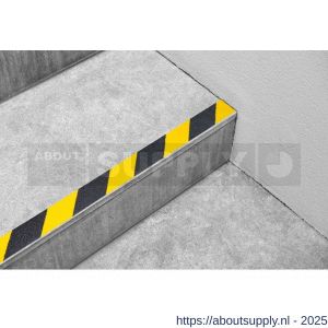 SecuCare antislip sticker op rol 50x3000 mm Heavy Duty binnen en buiten zwart-geel - Y50750279 - afbeelding 3