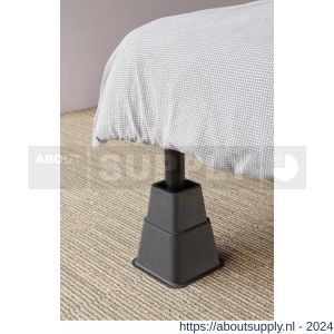 SecuCare bed-meubelverhoger hoogte 8-13-21 cm zwart - Y50750307 - afbeelding 3