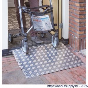 SecuCare drempelhulp aluminium type 3 breedte 78 cm diepte 59,5 cm hoogte 5-15 cm 150 kg - Y50750242 - afbeelding 2