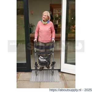 SecuCare drempelhulp aluminium type 3 breedte 78 cm diepte 59,5 cm hoogte 5-15 cm 150 kg - Y50750242 - afbeelding 3
