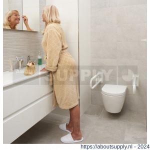 SecuCare toiletbeugel opklapbaar lengte 80 cm wit maximaal 125 kg - Y50750287 - afbeelding 2