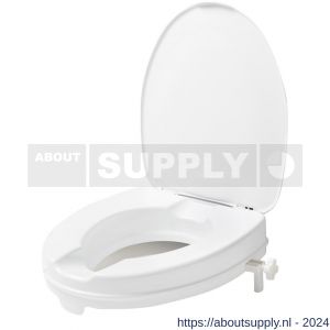 SecuCare toiletverhoger met klep 10 cm hoog maximaal klep verwijderbaar 225 kg - Y50750291 - afbeelding 1