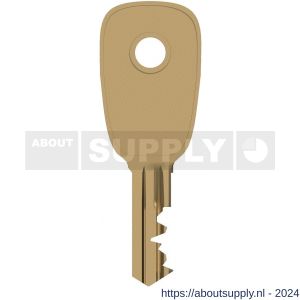 SecuMax 832 raamgrendel met slot en sleutel bruin sleutel draai-kiep - Y50750372 - afbeelding 1