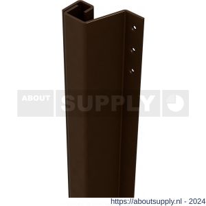 SecuStrip Plus achterdeur buitendraaiend terugligging 0-6 mm L 2300 mm RAL 8014 bruin - Y50750034 - afbeelding 1