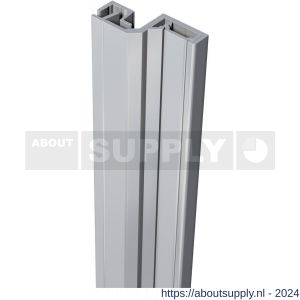 SecuStrip Style achterdeur buitendraaiend terugligging 6-8 mm L 2500 mm blank geanodiseerd - Y50750089 - afbeelding 1