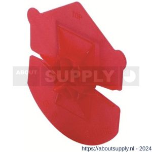 GB 341300 Uniclip isolatie bevestiging rood 60/65 mm PP - S18001580 - afbeelding 1