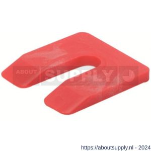 GB 34605 uitvulplaatje rood 5 mm 50x50 mm kunststof kunststof doos - S18000890 - afbeelding 1