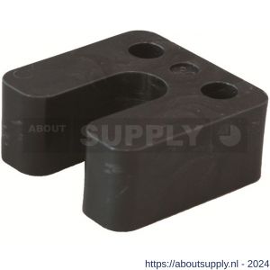 GB 34770 drukplaat met sleuf zwart 30 mm 70x70 mm kunststof in zakverpakking - S18000855 - afbeelding 1