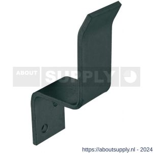 GB 714908 deurbalkhaak open maximaal 55x75 mm 44x5,5 mm epoxy coating zwart - S18002512 - afbeelding 1