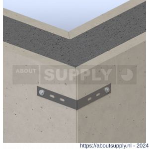 GB 0756440 betonhoek 400x400 mm 80x6 mm elektrolytisch verzinkt - S18000797 - afbeelding 2