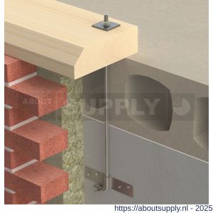 GB 21204 lijmmuurplaat ankerplaat M12 1,25 mm sendzimir verzinkt - S18000716 - afbeelding 2