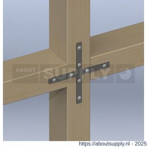 GB 83321 raamkruis 130 mm 11x2 mm zink-magnesium - S18001345 - afbeelding 2