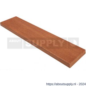 Hermeta 3007 zitbank zitdeel hout 90x25 mm meranti hardhout per meter - S20101350 - afbeelding 1