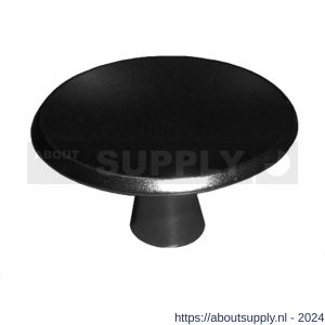 Hermeta 3752 meubelknop rond 35 mm met bout M4 zwart EAN sticker - S20101516 - afbeelding 1