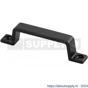 Hermeta 4200 hand- en meubelgreep 90 mm opschroevend mat zwart EAN sticker - S20101709 - afbeelding 1