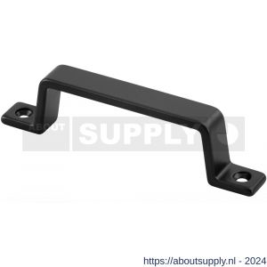 Hermeta 4201 hand- en meubelgreep 110 mm opschroevend mat zwart EAN sticker - S20101711 - afbeelding 1