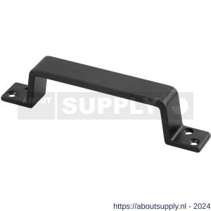 Hermeta 4203 hand- en meubelgreep 150 mm opschroevend mat zwart EAN sticker - S20101713 - afbeelding 1