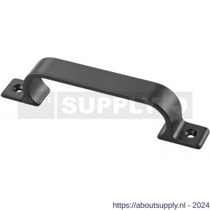 Hermeta 4232 hand- en meubelgreep 128 mm opschroevend mat zwart EAN sticker - S20101717 - afbeelding 1
