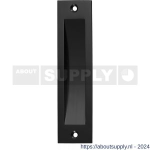 Hermeta 4558 schuifdeurkom 150x40 mm recht zwart EAN sticker - S20101976 - afbeelding 1