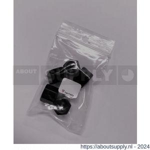 Hermeta 5866 5x dopmoer M8 mat zwart EAN sticker - S20101946 - afbeelding 1