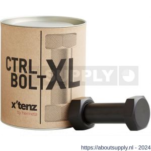 Hermeta X'Tenz X002 haak Ctrl Bolt XL handdoekhaak mat zwart - S20101750 - afbeelding 3