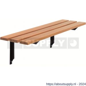 Hermeta 3007 zitbank zitdeel hout 90x25 mm meranti hardhout per meter - S20101350 - afbeelding 3