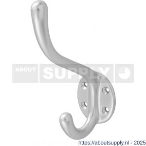 Hermeta 0010 garderobe hoed- en jashaak enkel naturel - S20100733 - afbeelding 1