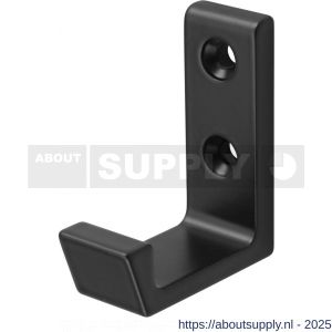 Hermeta 0139 garderobe jashaak enkel mat zwart - S20102223 - afbeelding 1