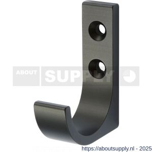 Hermeta 0149 garderobe jashaak enkel mat zwart - S20101503 - afbeelding 1