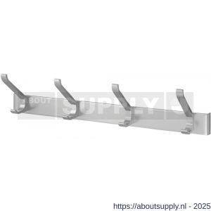 Hermeta 0884 garderobe kapstok 4x haak nummer 880 naturel - S20100287 - afbeelding 1