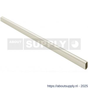 Hermeta 1017 garderobebuis recht ovaal Gardelux 1 30x14 mm L 150 cm mat zwart - S20102006 - afbeelding 1