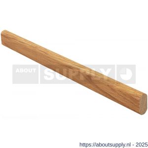 Hermeta 1010 garderobebuis recht ovaal Gardelux 1 30x14 mm L=1015 mm eiken - S20101508 - afbeelding 1