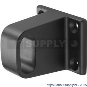 Hermeta 1032 garderobebuis steun midden Gardelux 1 type 1 zwart - S20101477 - afbeelding 1