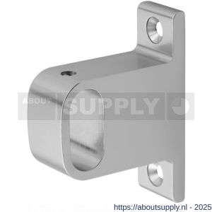 Hermeta 1042 garderobebuis steun midden Gardelux 1 type 2 naturel EAN sticker - S20100434 - afbeelding 1