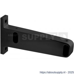 Hermeta 1081 garderobebuis steun eind rechts Gardelux 1 type 5 mat zwart - S20101566 - afbeelding 1