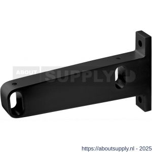 Hermeta 1082 garderobebuis steun midden Gardelux 1 type 5 mat zwart - S20101568 - afbeelding 1
