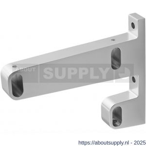 Hermeta 1090 garderobebuis steun eind links Gardelux 1 type 6 naturel - S20101867 - afbeelding 1