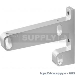 Hermeta 1092 garderobebuis steun midden Gardelux 1 type 6 naturel - S20101869 - afbeelding 1