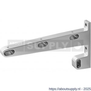 Hermeta 1140 garderobebuis steun eind links Gardelux 1 type 13 naturel - S20101876 - afbeelding 1