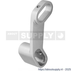 Hermeta 1152 garderobebuis beugel midden Gardelux 1 type 10 en 13 naturel - S20101881 - afbeelding 1