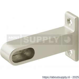 Hermeta 1190 garderobebuis plafondbevestiging steun eind Gardelux 1 nieuw zilver - S20102205 - afbeelding 1