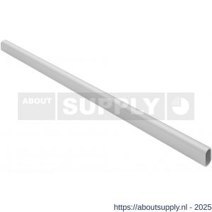 Hermeta 1900 garderobebuis recht ovaal buis 30x14 mm L 500 cm mat naturel - S20102106 - afbeelding 1